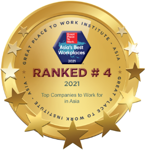 Ranked #4: Top Companies to Work for in Asia (2021)