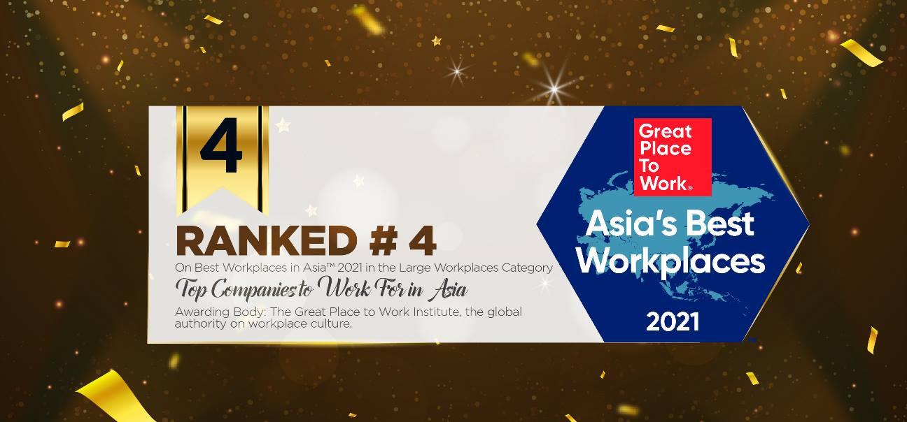 جائزة أفضل الشركات للعمل في آسيا (2021). 
