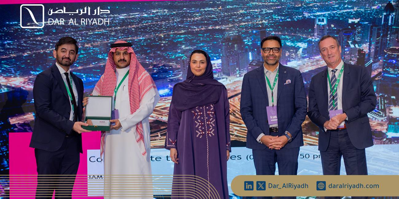 Dar Al Riyadh Wins IAM KSA 2026 Organizational Transformation Award and Advances to Global Finals in London